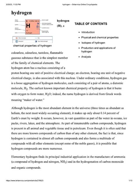 h2 Properties | PDF