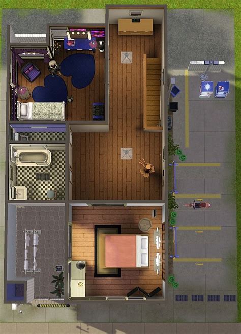 Mod The Sims Tokyo Mashup Small Townhouse