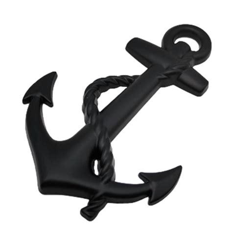 Anchor Car Emblemmarine Emblem Store Decoration Metal Side Logo Rear