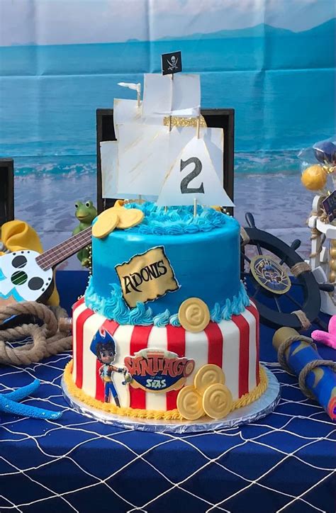 Santiago Of The Seas Birthday Cake Pirate Birthday Party Sea