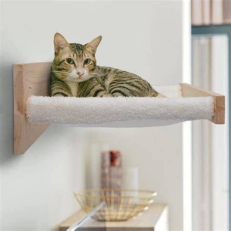 Senbabe Wall Mounted Cat Hammock For Indoor Cats Modern Large Cat