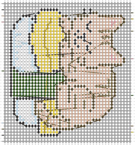 Alpha pattern #198444 | BraceletBook