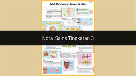 √ Nota Ringkas Sains Tingkatan 3 Download Pdf Teks My