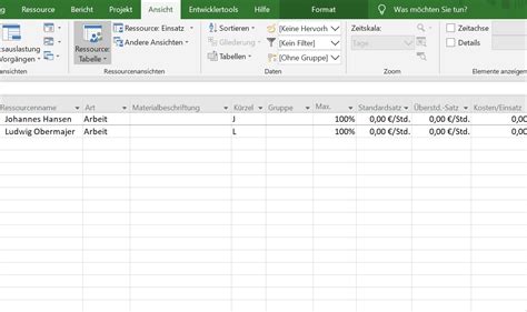 MS Project Ressourcenkalender Arbeitsfreie Tage Step By Step