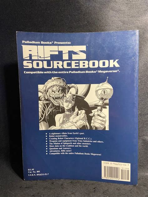 Games Puzzles Rifts Sourcebook Vintage Role Playing Sourcebook