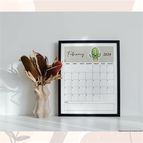 Editable Monthly Calendars 2024, Portrait Printable Fillable Calendar ...