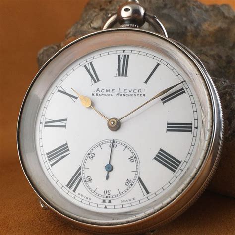 H Samuel Acme Lever Silver Pocket Watch No Reserve Catawiki