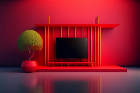 Lexica Minimal Abstract Background Chinese Style Red Podium