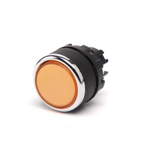 Emas Bds Yellow Illuminated Pushbutton Mm Flush Puls