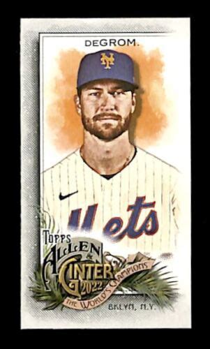 Topps Allen Ginter Mini Jacob Degrom New York Mets Ebay