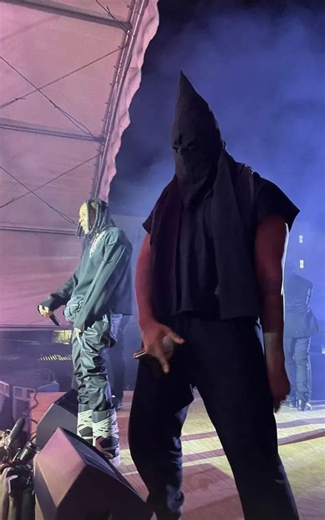 Kanye West Infuriates Fans By Wearing Black KKK Hood At Vultures