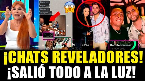 Magaly Medina Filtra Los Chats De Christian Cueva Y Pamela Lopez Y