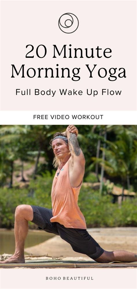 20 Min Full Body Morning Yoga Flow Boho Beautiful In 2024 Morning