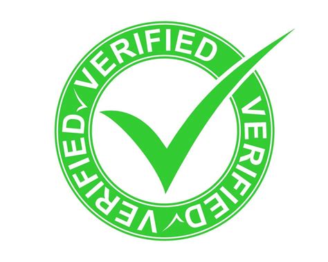 Verified Checkmark Sign Icon Symbol Logo Green Design Vector 20045181