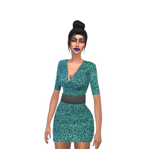 The Sims 4 Glitter Dress