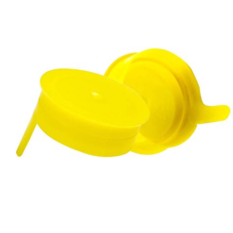 Mm Yellow Itt Ldpe Tamper Evident Snap On Cap U S Plastic Corp