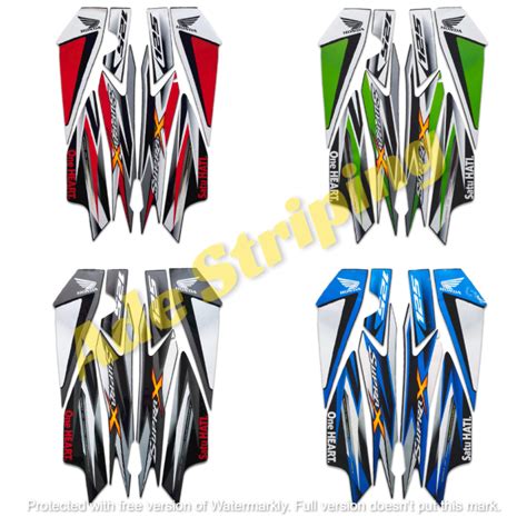 STIKER STRIPING LIS BODY MOTOR HONDA SUPRA X 125 2013 STD STANDAR FULL