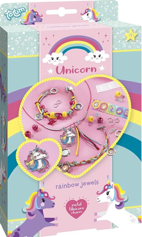 Totum Unicorn Armbandjes Maken Regenboog Sieraden Knutselset Delig