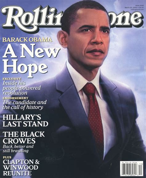 ROLLING STONE MAGAZINE FRONT COVER – BARACK OBAMA (MARCH 08 ISSUE ...