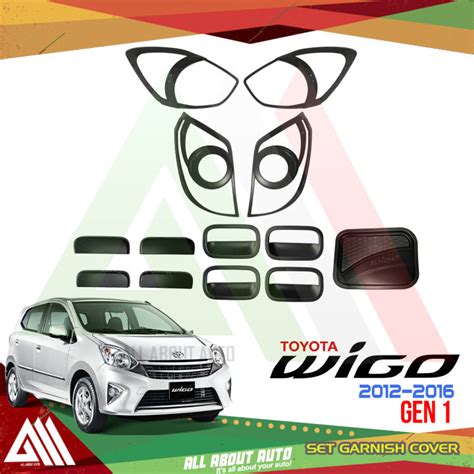 Toyota Wigo Gen Combo Set Of Headlight And Tail Light Cover