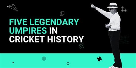 Five Legendary Umpires in Cricket History - let's see