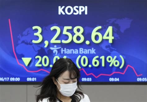 Asian Stocks Follow Wall St Lower On Fed Hints At Rate Hikes Ap News