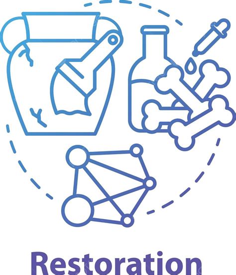 Prehistoric Artifact Restoration Icon Idea Restoration Study Vector ...