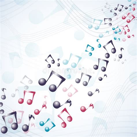 International Music Day Multicolor Music Background Vector Stock