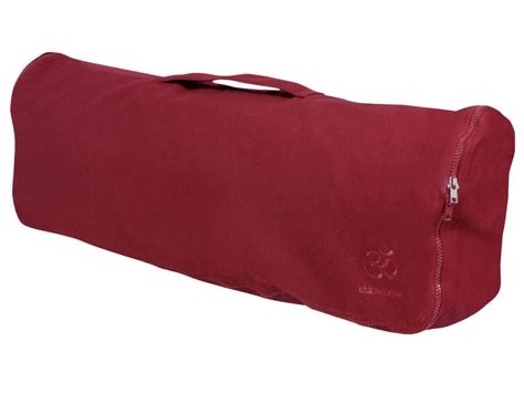 Sac Tapis De Yoga Chic Et Cool Coton Bio Cm X Cm Bordeaux