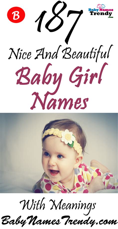 187 Nice And Beautiful Baby Girl Names With Meanings Beautiful Baby