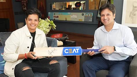 Ceat Ropes In Shafali Verma As Brand Ambassador Best Media Info