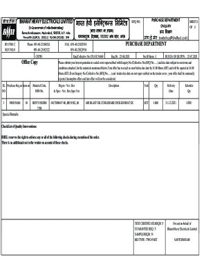 Fillable Online Bhel Tender Air Blast Oil Cooler Telangana Fax