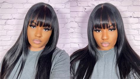 How To Cut Fringe Bangs On A Frontal Fringe Bang Tutorial For