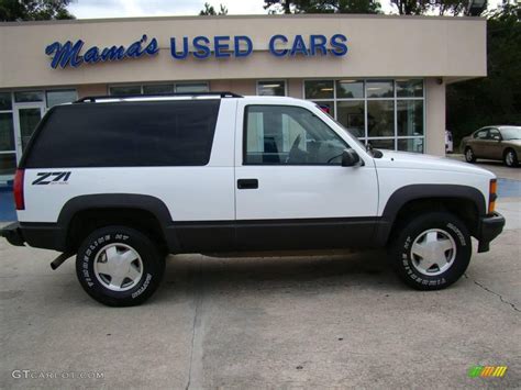 1997 Olympic White Chevrolet Tahoe Z71 4x4 20663554