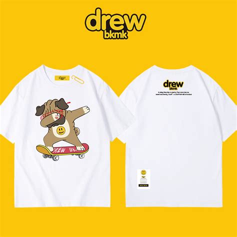 Drew Bkmk Scooter T Shirt White Drew House Fashion Clothing