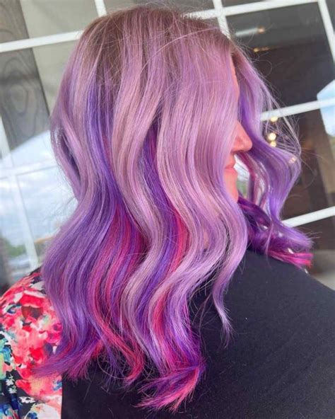 19 Pink and Purple Hair Ideas To Look Magical