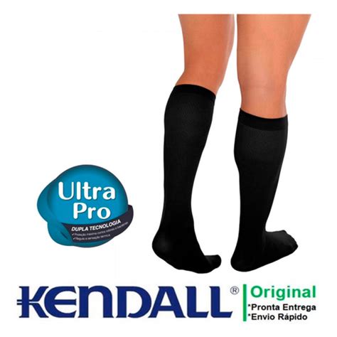 Meia Masculina Alta Compress O Mmhg Kendall Em Promo O