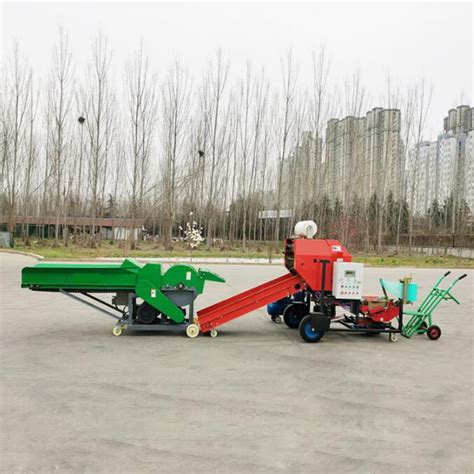 Electric And Diesel Engine Corn Silage Round Baler Machine Silage