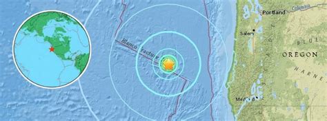 Strong And Shallow M Earthquake Hits Off The Coast Of Oregon U S