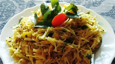 Namkeen Sevai Vermicelli Upma Breakfast Dish Youtube