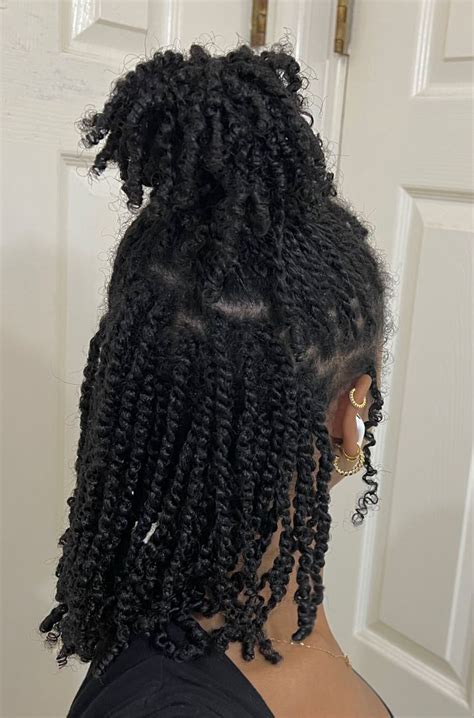 Mini Twist Half Up Half Down Mini Twists Natural Hair Hair Twist