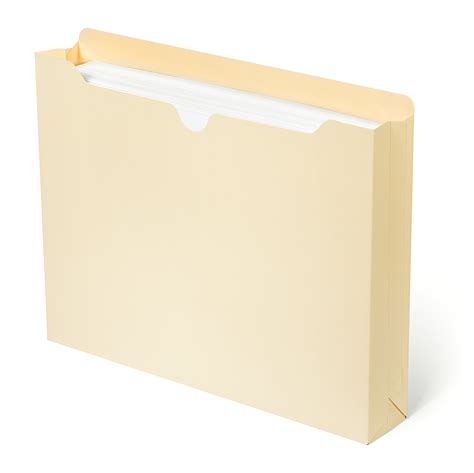 2 Inch Manila File Jacket 50 Folders Reinforced