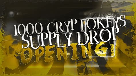 Insane 1000 Cryptokey Supply Drop Opening BO3 Supply Drops YouTube