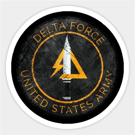 Delta Force Vintage Insignia - Delta Force - Sticker | TeePublic