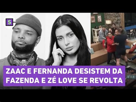 A Fazenda Zaac E Fernanda Desistem Do Reality Ap S Treta