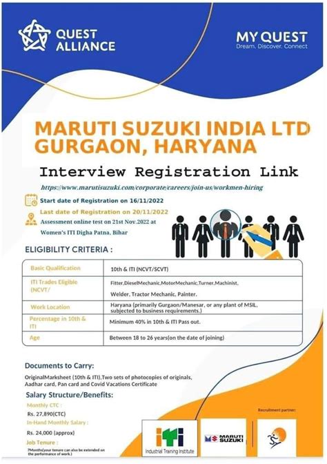 Maruti Suzuki Tw Recruitment Open Campus Drive Pahle Job