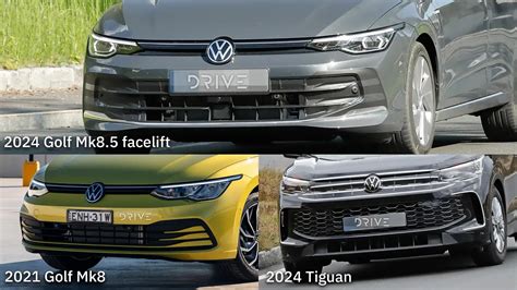 2024 Volkswagen Golf Facelift Spied With New Look Super Sized Screen