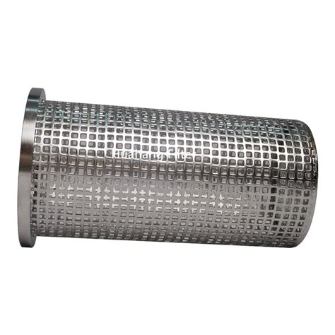 Factory Stainless Steel Strainer Filter Square Hole Woven Mesh Tube