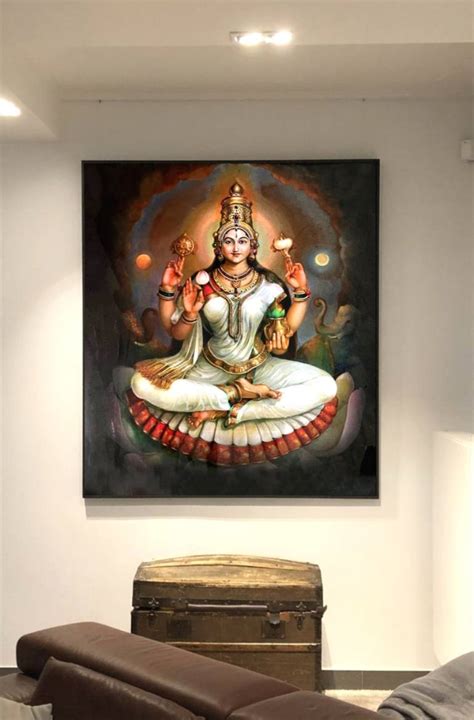 Goddess Saraswati Painting by Akash Bhisikar | Saatchi Art