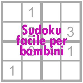 Sudoku Facile Da Stampare Per Bambini Iltuocruciverba